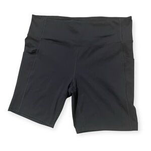 All In Motion Black Onyx XXL High Rise Pocketed Bike Shorts